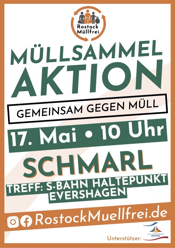 Plakat // &copy; Rostock M&uuml;llfrei e.V.