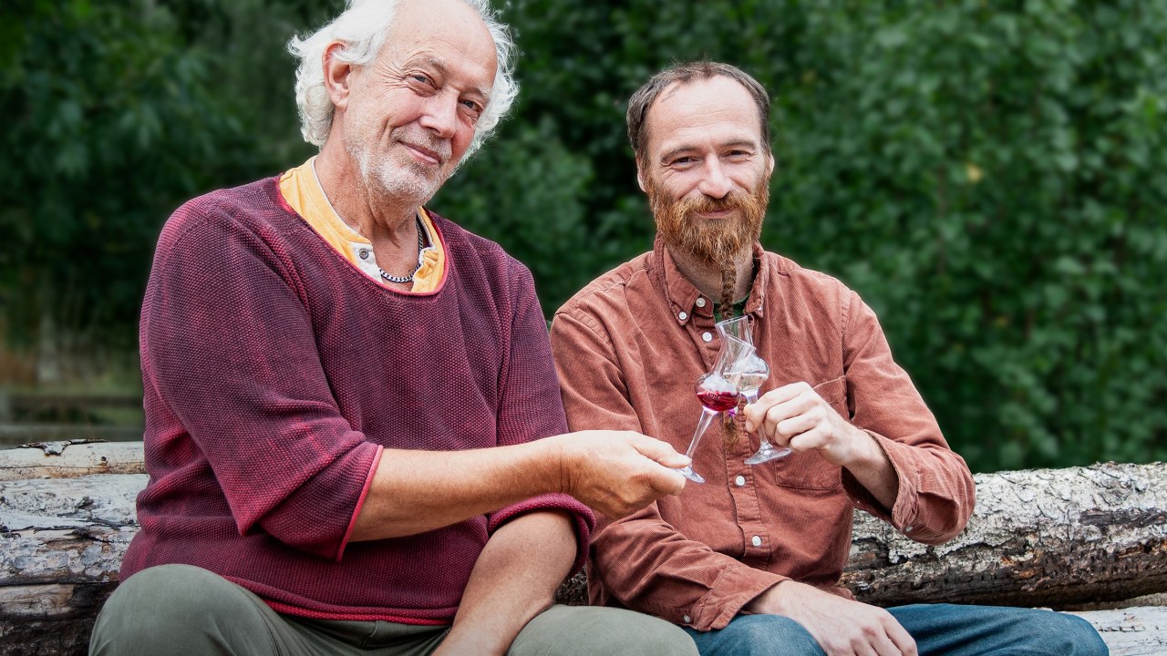 Eric & Johann Zwei Charaktere sind sich begegnet. // &copy; FreudenFeuer Destillerie GbR