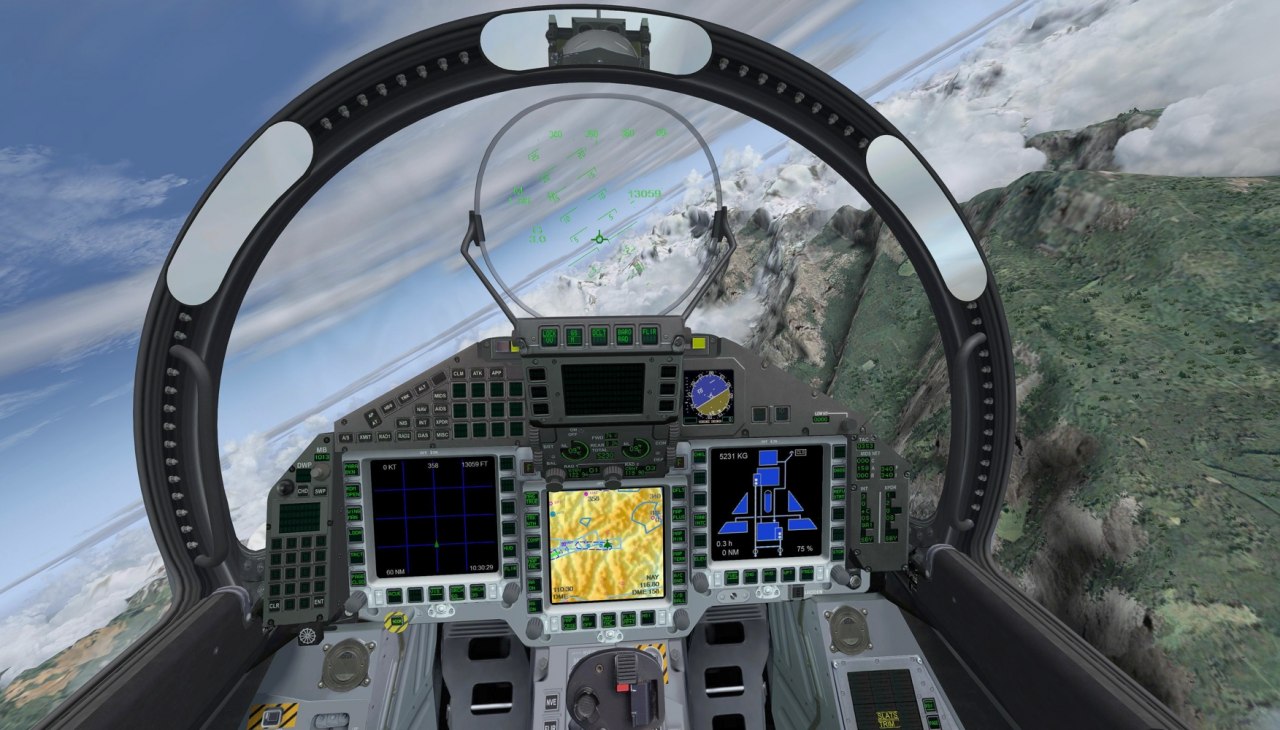 Flugsimulator AFS-sim, © afs-sim.de Flugsimulator AFS-sim, © afs-sim.de