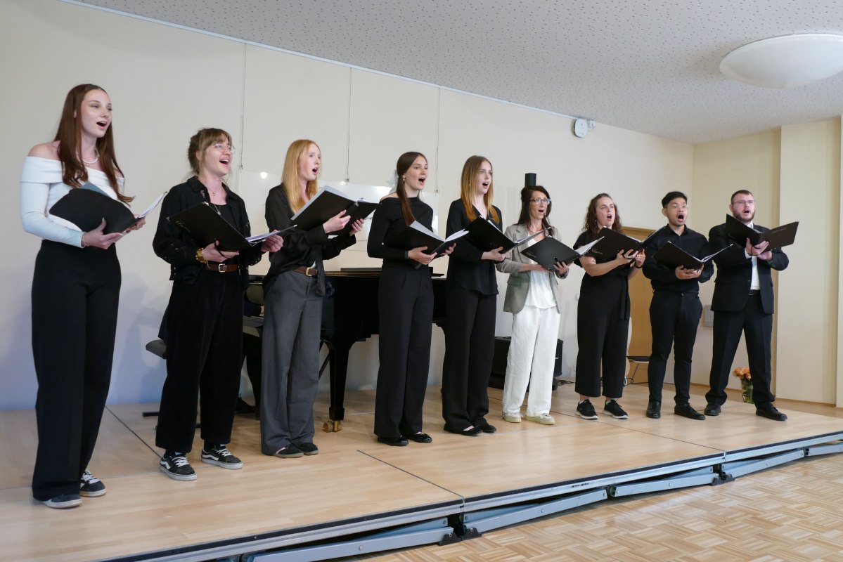 Auch das Gesangsensemble Kon.voci freut sich auf auf den Auftritt beim Fachbereichskonzert. // &copy; Kon.centus