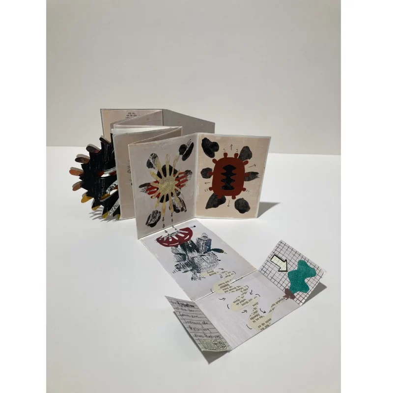 Leporello mit Ausklappungen, 2024 // &copy; Bettina Follenius