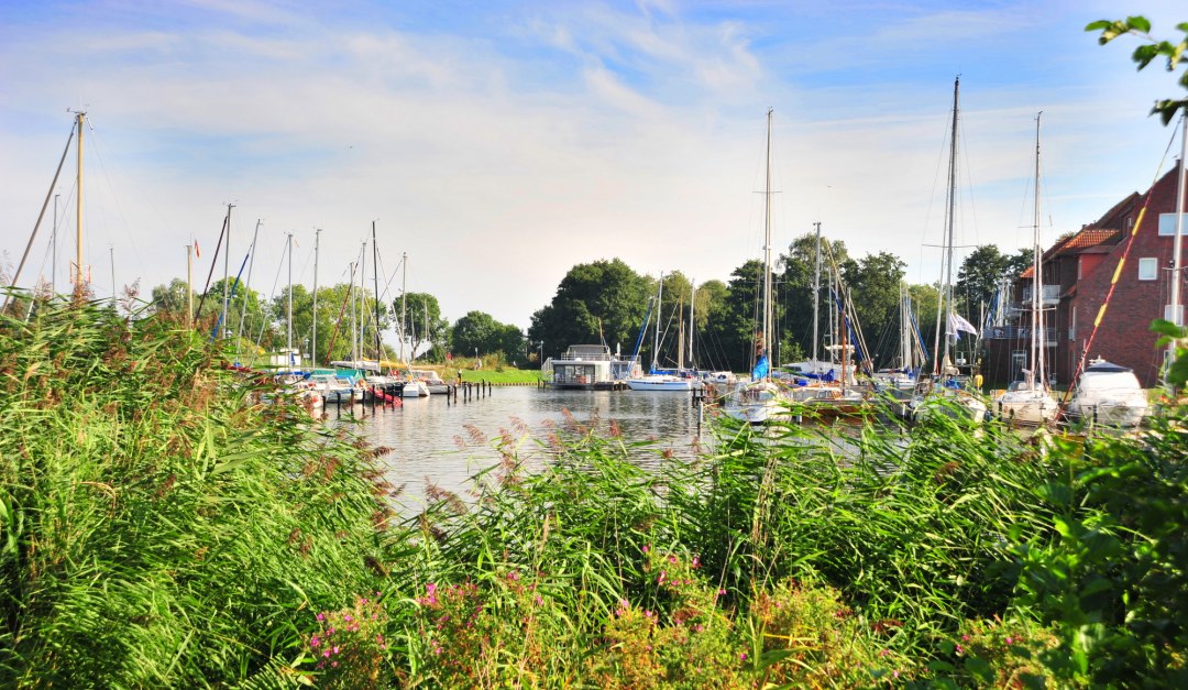 Blick in die Marina, © Marina-Lgunenstadt