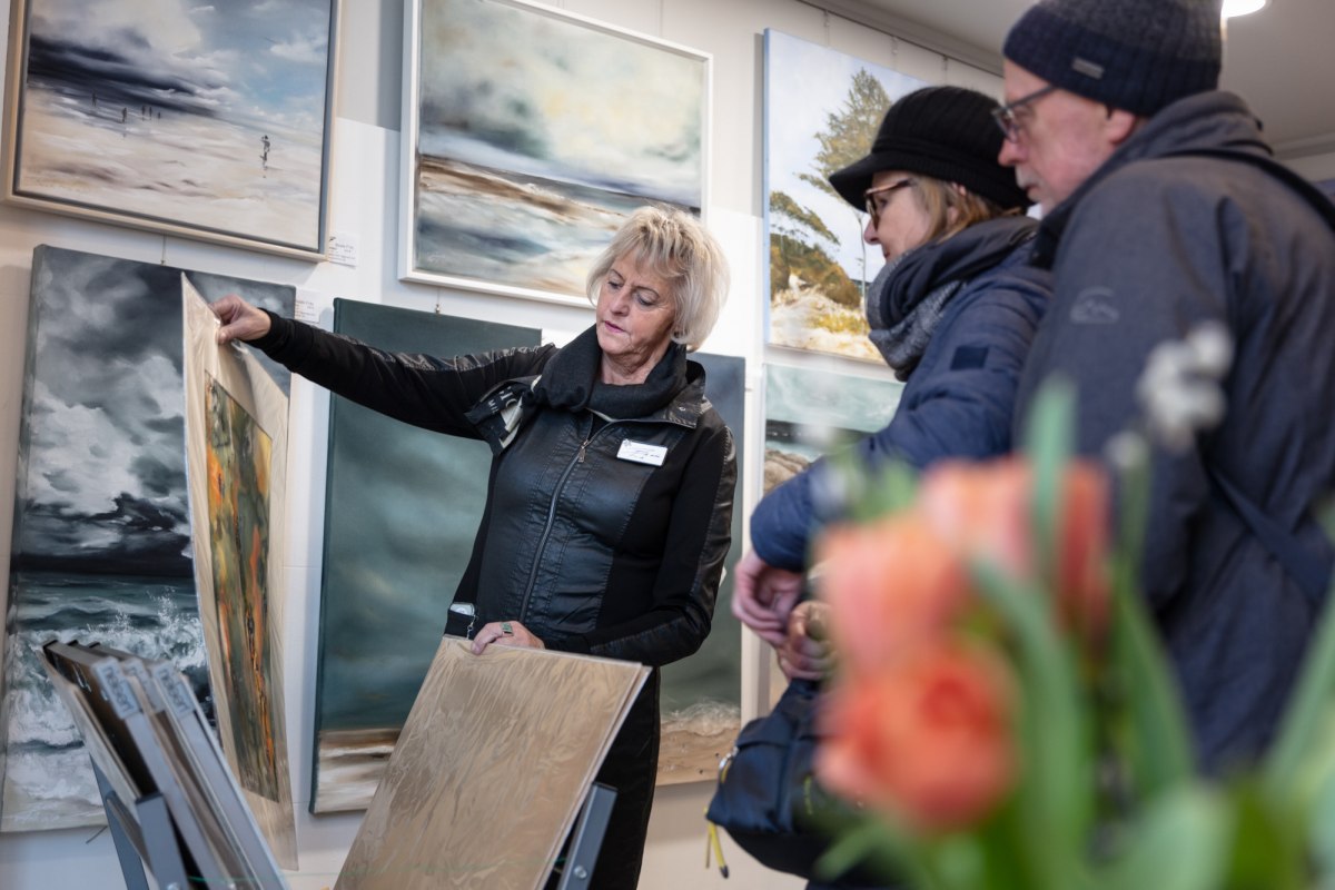 Malerin Beate Fritz // © Fotograf Florian Selig Malerin Beate Fritz // © Fotograf Florian Selig