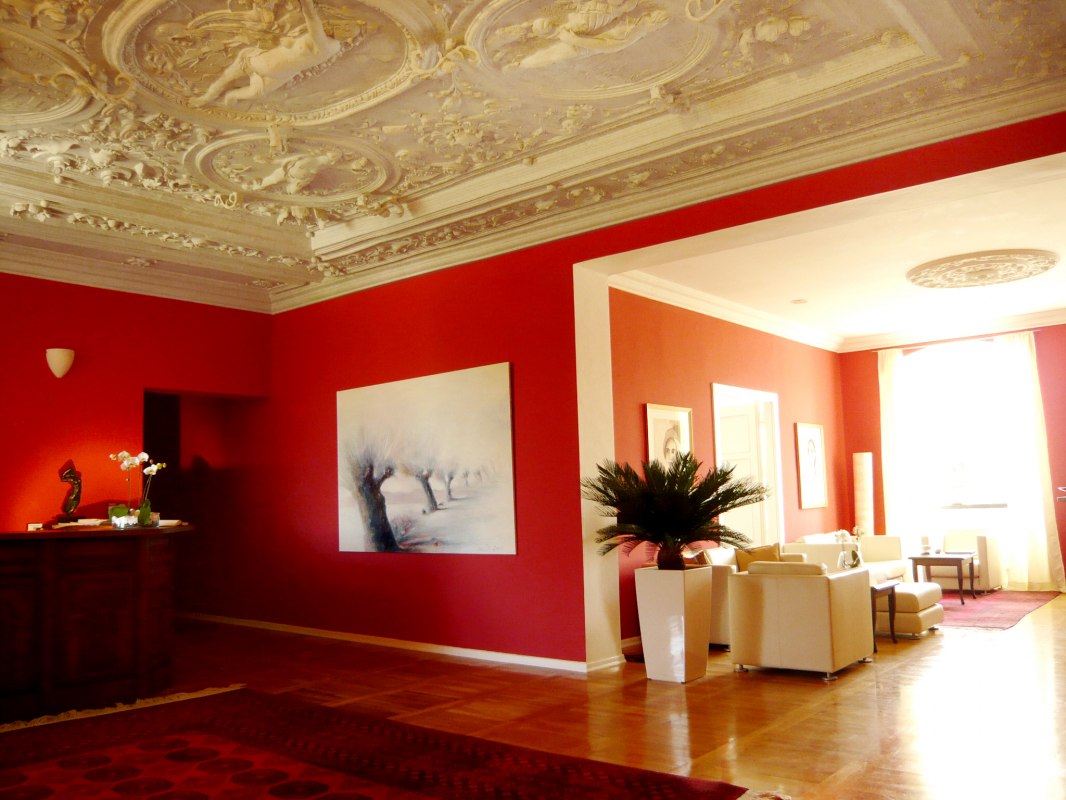Das Foyer in der bel Etage // © Schloss Spyker Das Foyer in der bel Etage // © Schloss Spyker