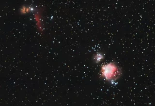 Orion-Nebel (M42), nur mit Stativ aufgenommen. Foto: Thomas Storch, &copy; Thomas Storch