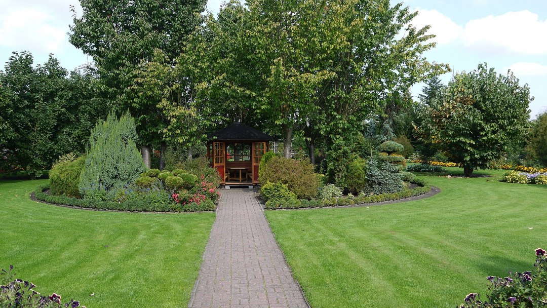 Pavillon im Garten, &copy; TMV/Fischer