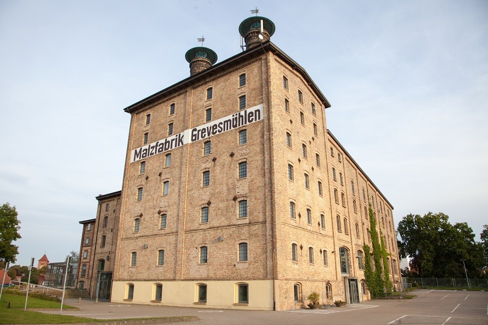 Die Geschichte der Malzfabrik begann im 19. Jahrhundert. // © Frank Burger Die Geschichte der Malzfabrik begann im 19. Jahrhundert. // © Frank Burger