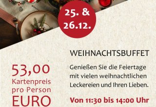 Flyer Kerstbuffet op Golfpark Strelasund, &copy; Golfpark Strelasund