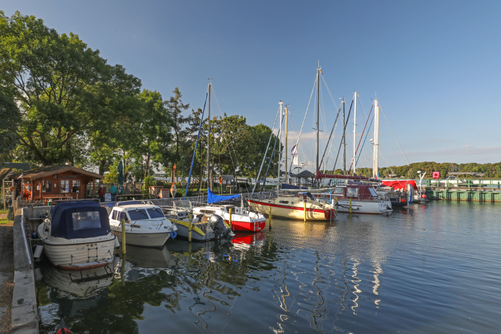 Hafen Kamp und Wasserwanderrastplatz, © TMV/Gohlke