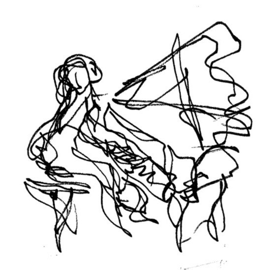 Ottos  Quadrat am Klavier, © Frank-Otto Sperlich