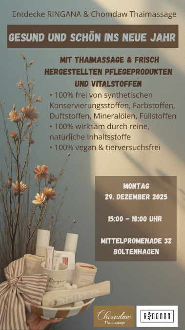 Ringana und Chomdaw Thaimassage, &copy; JH