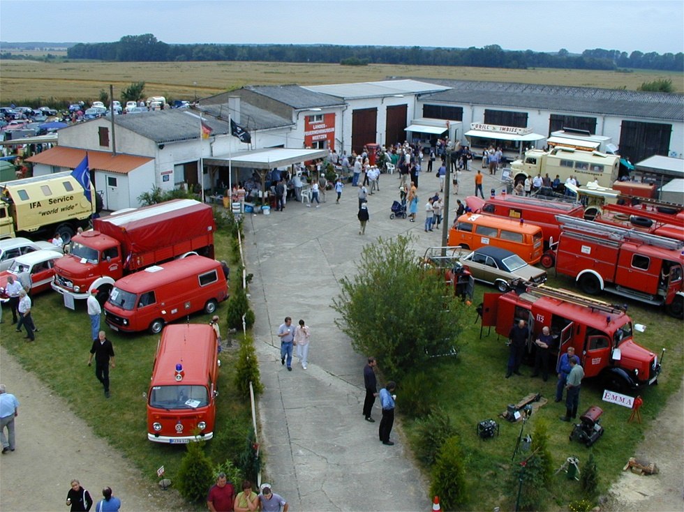 Ontmoeting met klassieke auto's in het brandweermuseum // &copy; Uwe Rosenfeld