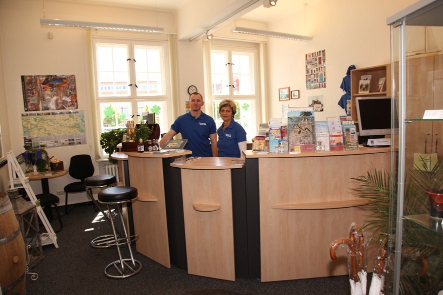 het informatiecentrum Anklam in het stadhuis van de Hanzestad, &copy; Photo-Atelier Th. Wiencke