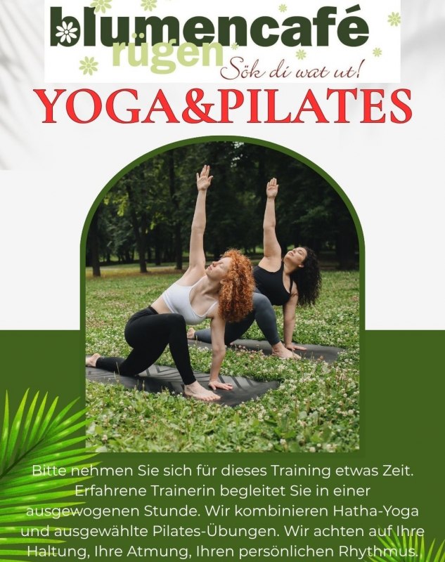 Yoga&Pilates im Blumencaf&eacute; R&uuml;gen in Wiek // &copy; @ Blumencaf&eacute;