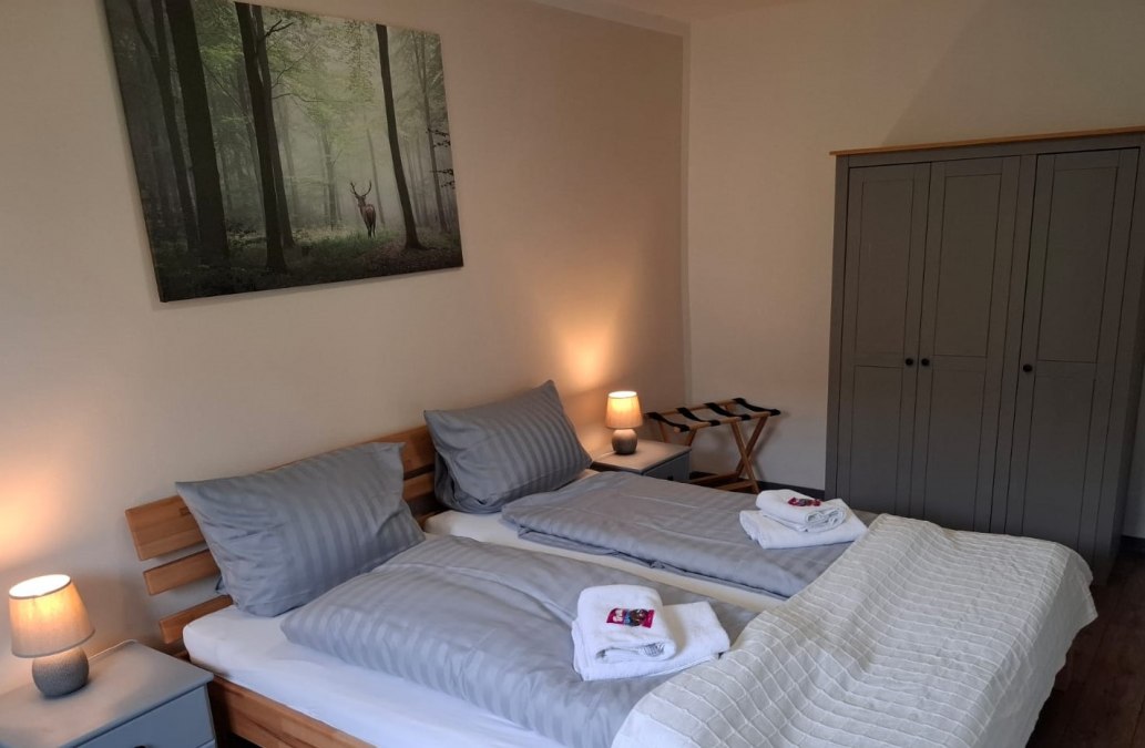 Unser Appartement mit kleiner Singelküche, © Pension Redefin GbR