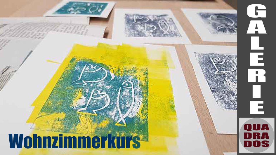 Wohnzimmerkurs in der Galerie Quadrados, © Heidrun Klimmey Wohnzimmerkurs in der Galerie Quadrados, © Heidrun Klimmey