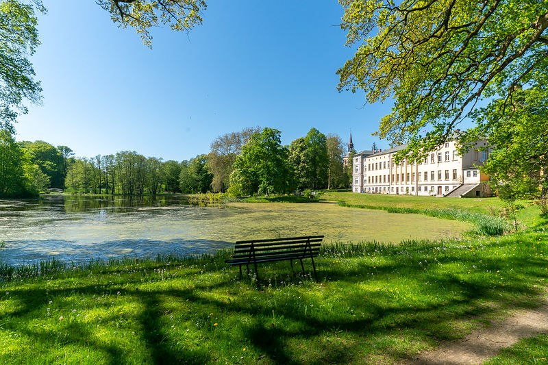 Gartenansicht von Schloss Semlow, © Schloss Semlow A. Hantke Gartenansicht von Schloss Semlow, © Schloss Semlow A. Hantke