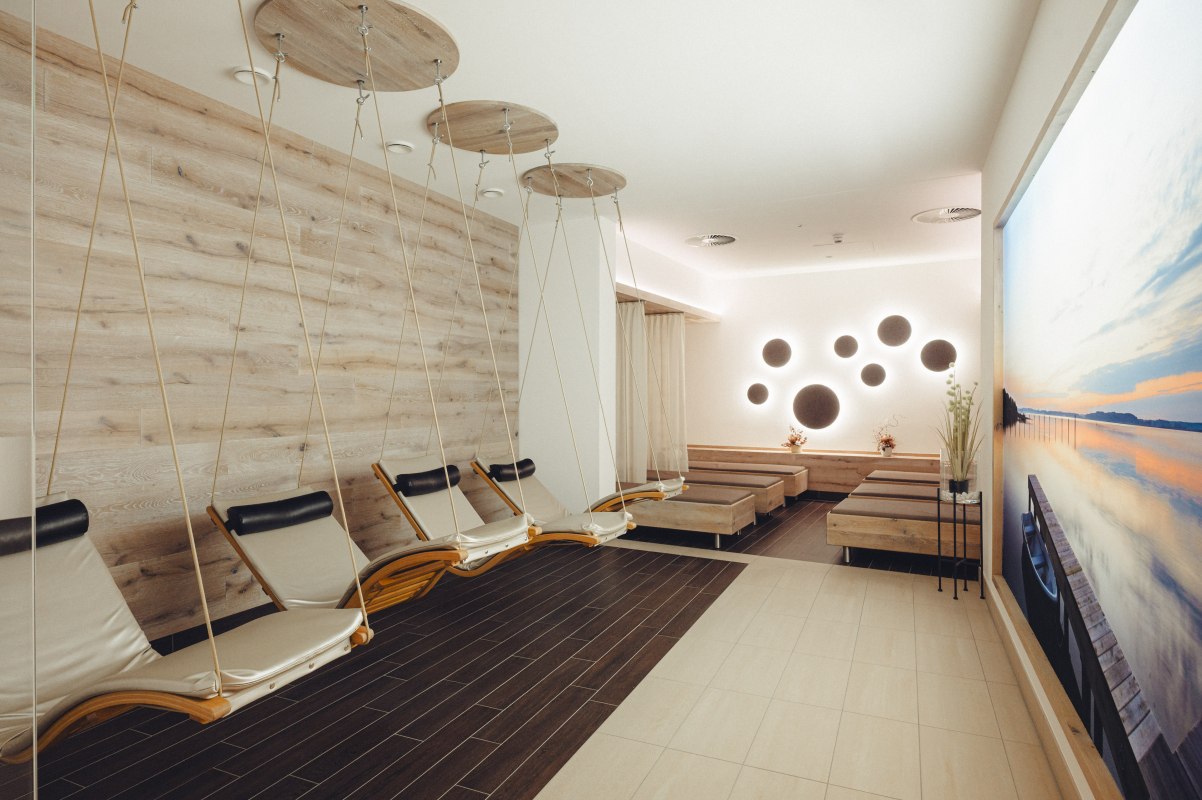 Ontspanningsruimte in de SPA // &copy; Seehotel Fleesensee