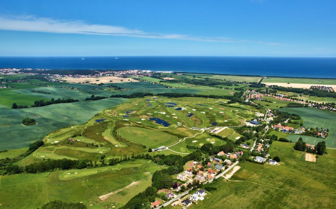 Luftbild vom Golfplatz in Wittenbeck, &copy; TSK GmbH