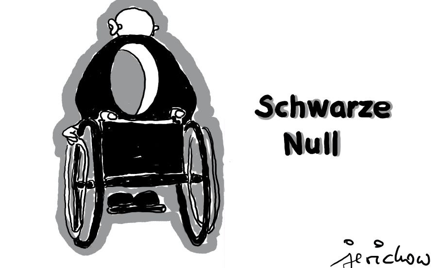 Schwarze Null - Filzstift, EDV-Bearbeitung, &copy; "jerichow", Ralf Oeynhausen