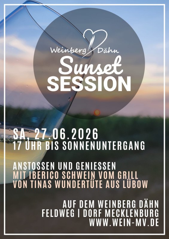 Plakat zur SunsetSession // © Juliane Dähn Plakat zur SunsetSession // © Juliane Dähn