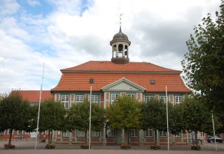 Das Boizenburger Rathaus ist eines der bedeutendsten Beispiele barocker Fachwerksbaukunst. // &copy; Gabriele Skorupski