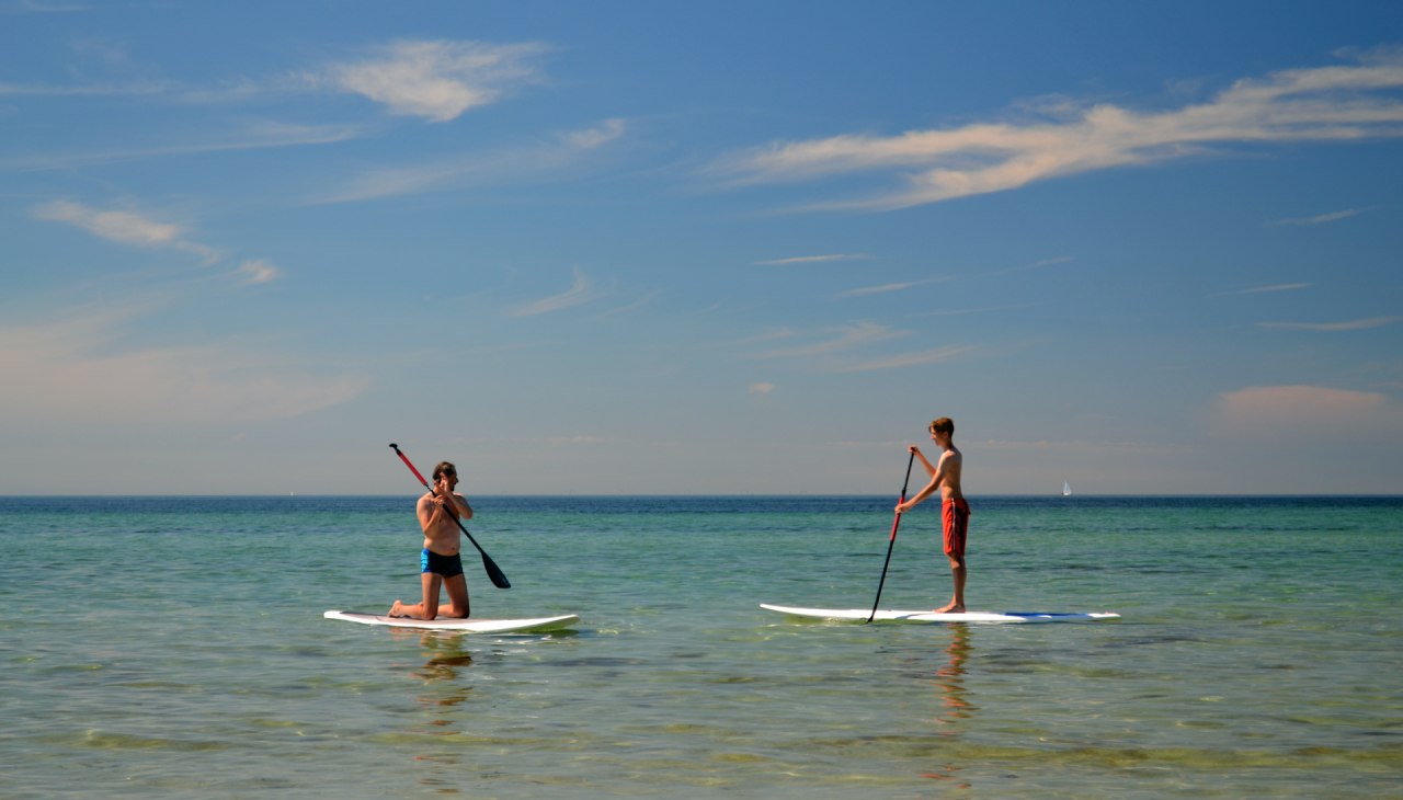 Stand Up Paddling bij Hiddensee, &copy; Hiddenseer Hafen- und Kurbetrieb