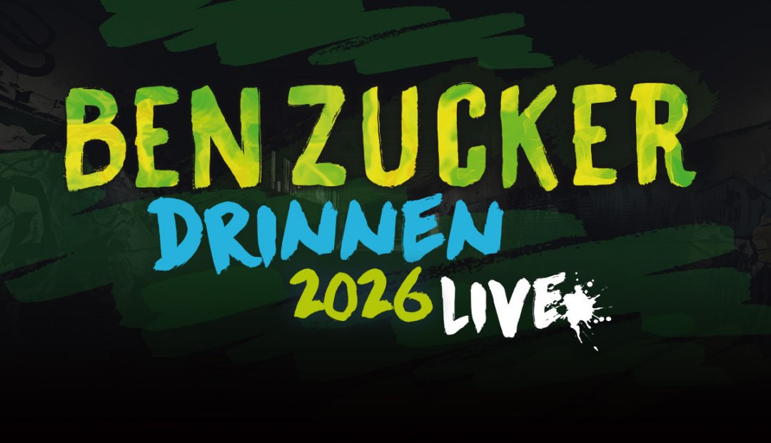 Ben Zucker - Drinnen Live 2026, © Semmel Concerts Ben Zucker - Drinnen Live 2026, © Semmel Concerts