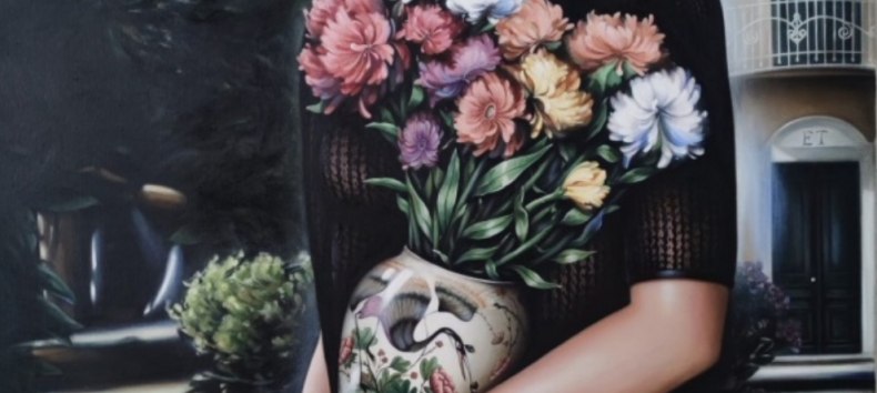 Blumenmädchen - 2023 - Öl auf Leinwand - 140 x 100 // © Elena Tarasenko Blumenmädchen - 2023 - Öl auf Leinwand - 140 x 100 // © Elena Tarasenko