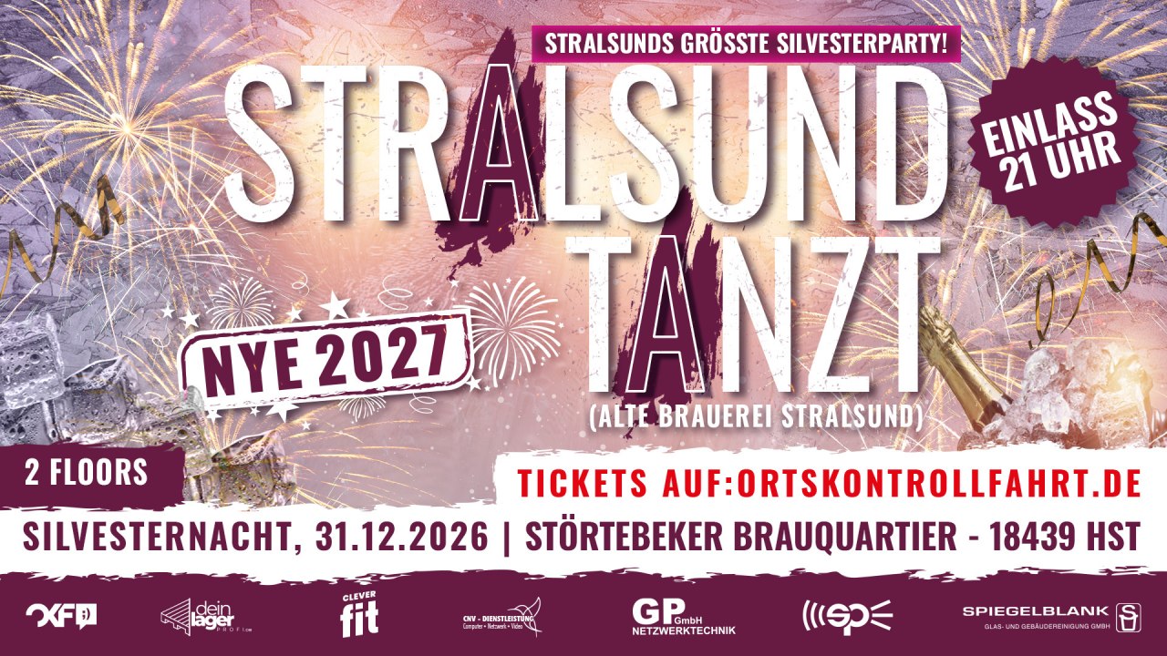 Stralsund Tanzt! – NYE 2027 // © Werbezentrum MV Stralsund Tanzt! – NYE 2027 // © Werbezentrum MV