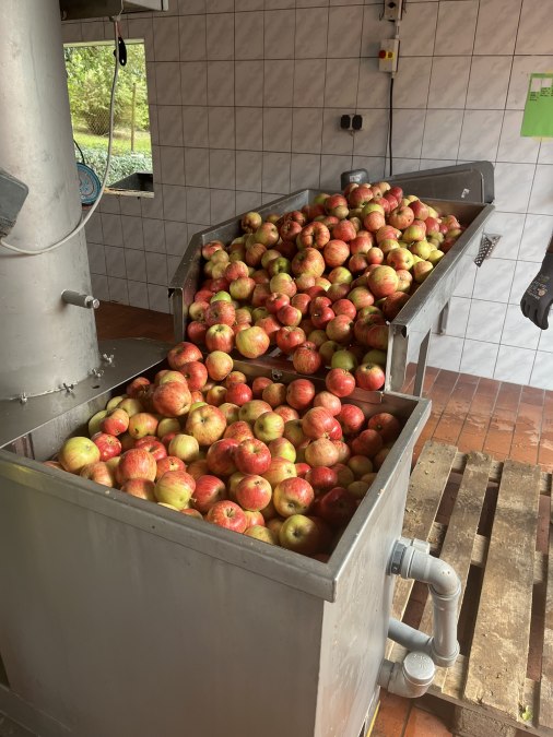 Die kleine Mosterei von Mitte August - Ende Oktober, © Andreas Guba