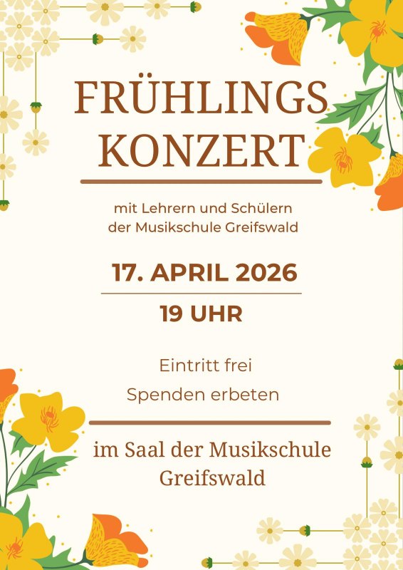 Fr&uuml;hlingskonzert_mit_Lehrern_und_Schuelern_der_Musikschule_Greifswald_17.04.2026_um_19_Uhr // &copy; Musikschule