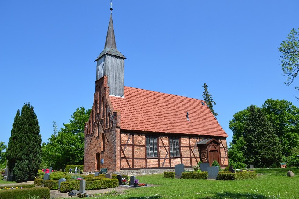 Das Fachwerk am Kirchenschiff. // © Herr Werner Das Fachwerk am Kirchenschiff. // © Herr Werner