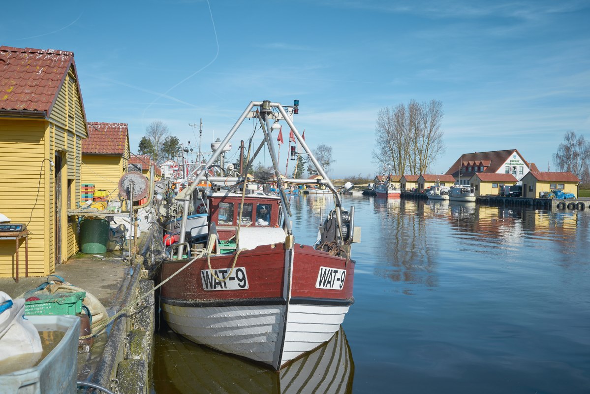 Fischerboote im Fischereihafen Freest // © MV-T@pocha.de Fischerboote im Fischereihafen Freest // © MV-T@pocha.de