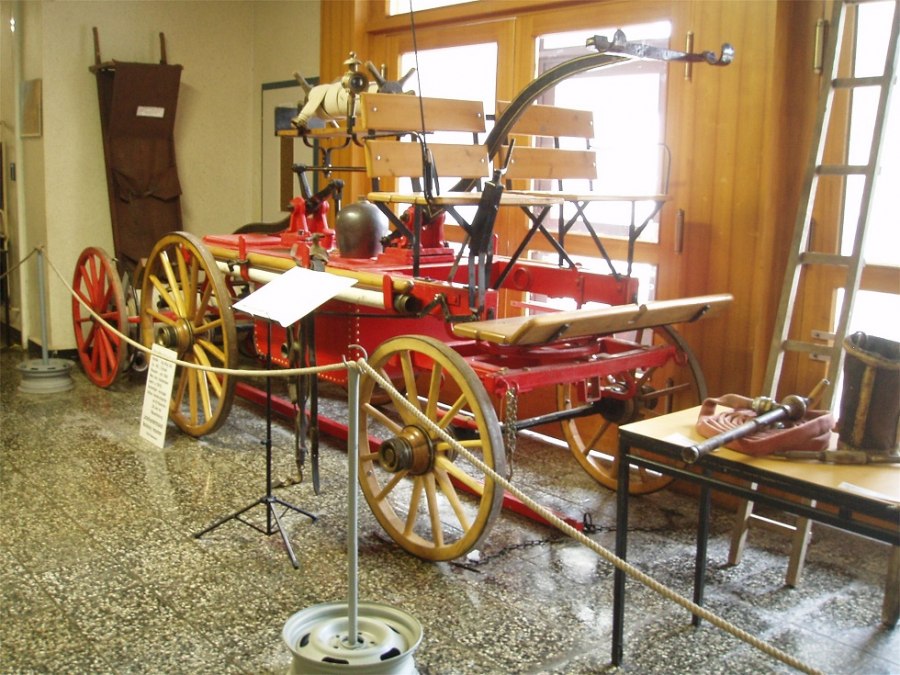 Handdruckpritze um 1880, © Uwe Rosenfeld Handdruckpritze um 1880, © Uwe Rosenfeld