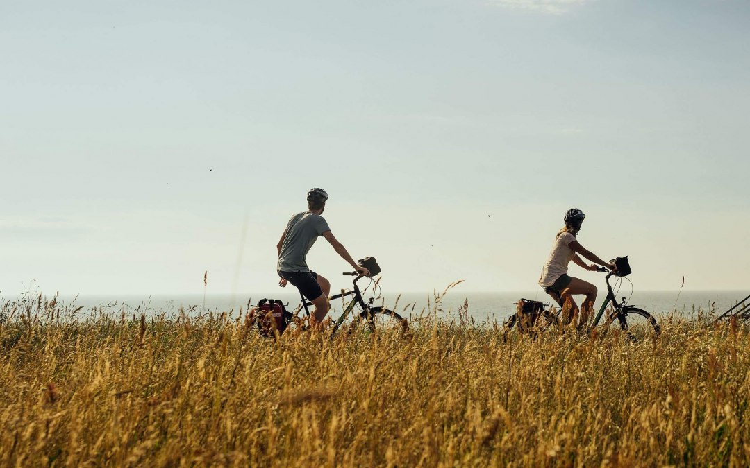 Fietstocht langs de kliffen bij Wustrow, © TMV/Gänsicke Fietstocht langs de kliffen bij Wustrow, © TMV/Gänsicke