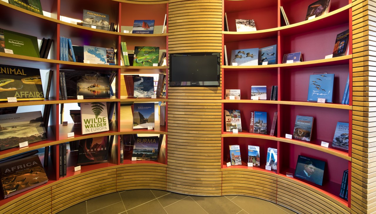 Boekenhoek in het Max Hünten Huis, © Timm Allrich Boekenhoek in het Max Hünten Huis, © Timm Allrich