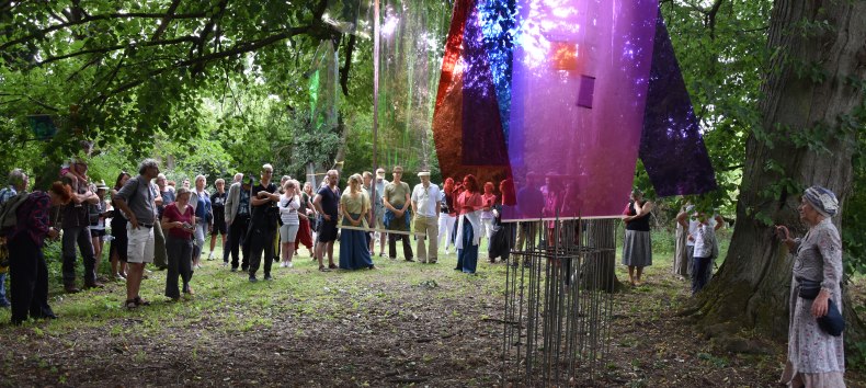 Ausstellungser&ouml;ffnung auf dem Gel&auml;nde der ehemaligen Getreidem&uuml;hle // &copy; Rico