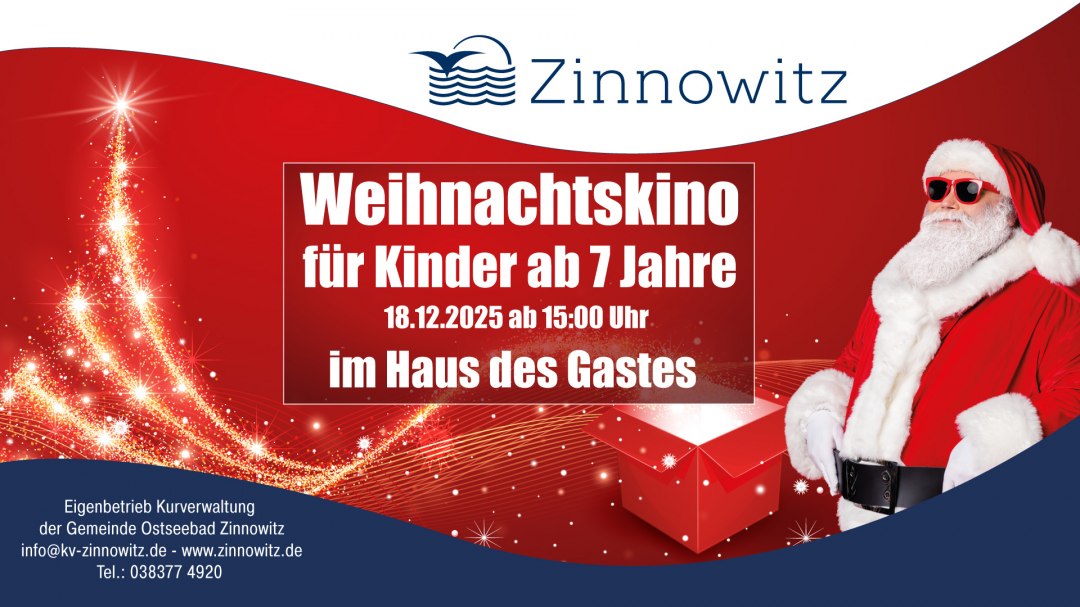&Uuml;berraschungskino f&uuml;r Kinder, &copy; Weihnachtskino 18.12.2025