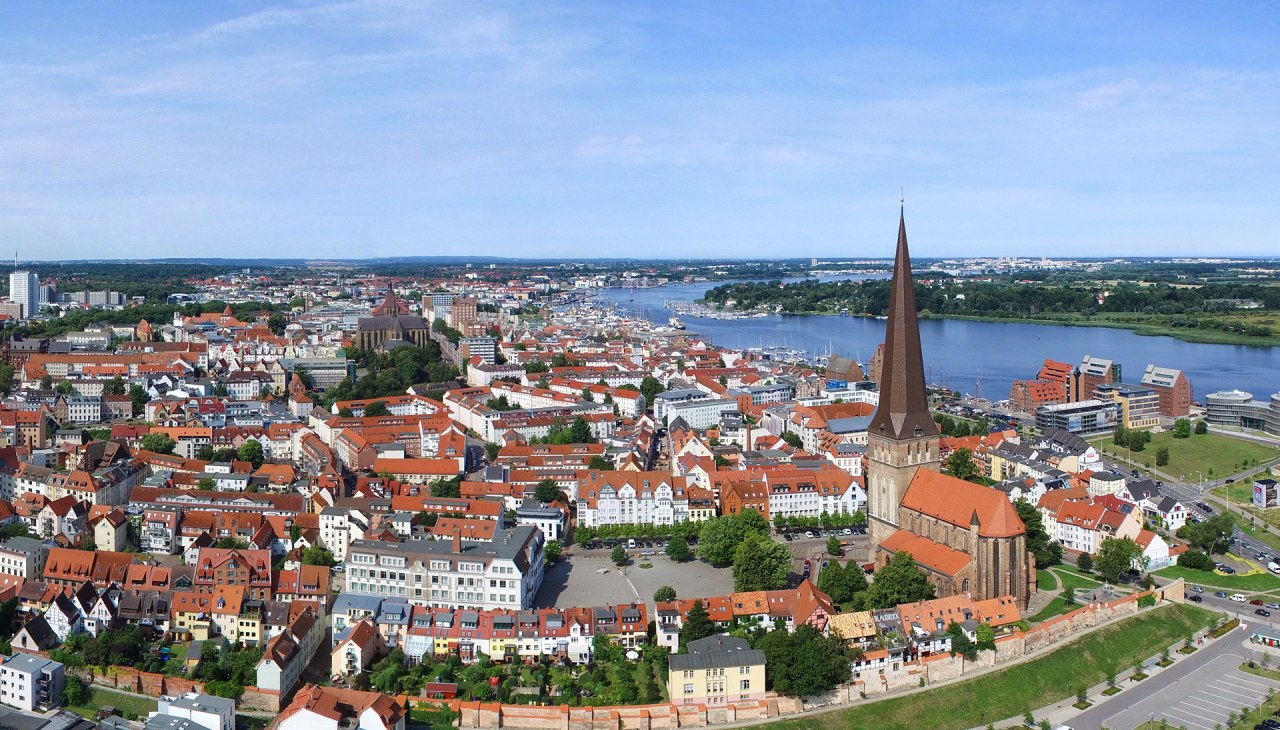 Blick auf die Östliche Altstadt, © Rostock Marketing /S. Krauleidis Blick auf die Östliche Altstadt, © Rostock Marketing /S. Krauleidis