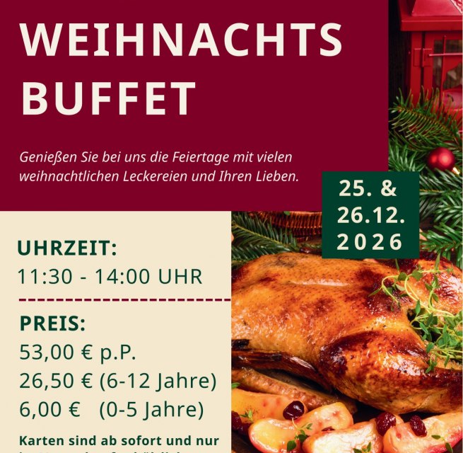 Weihnachtsente mit Äpfeln auf einer Platte // © Golfpark Strelasund Weihnachtsente mit Äpfeln auf einer Platte // © Golfpark Strelasund