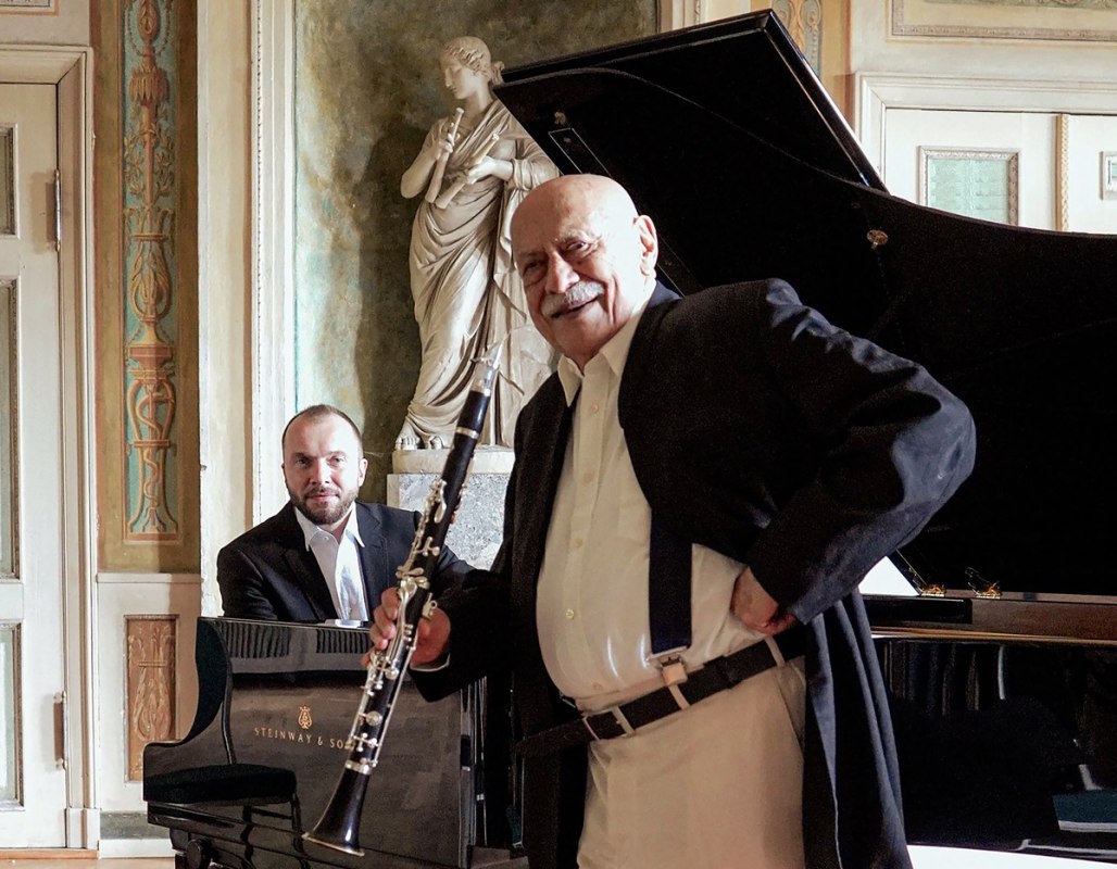 Giora Feidman und Vytis &Scaron;akūras Credit Mehran Montazer_kleiner, &copy; Mehran Montazer