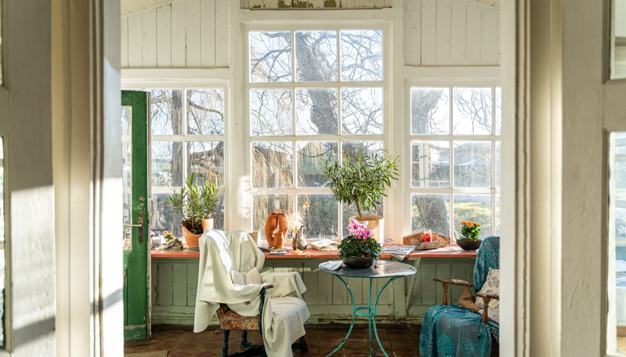 Wintergarten im Gutshaus Boitin, &copy; DOMUSimages