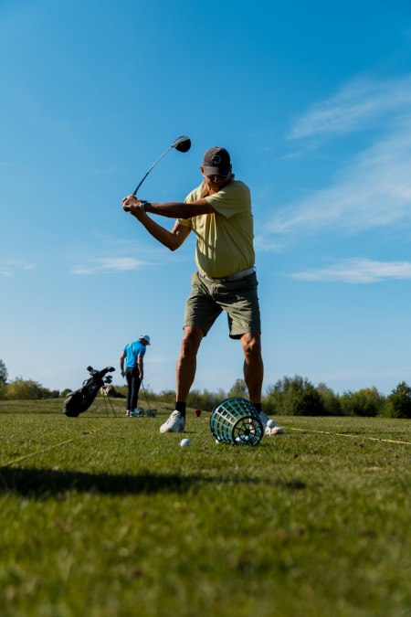 Abschlag an der Ostsee im Bades Huk Golfclub, © Bades Huk Golfclub Abschlag an der Ostsee im Bades Huk Golfclub, © Bades Huk Golfclub