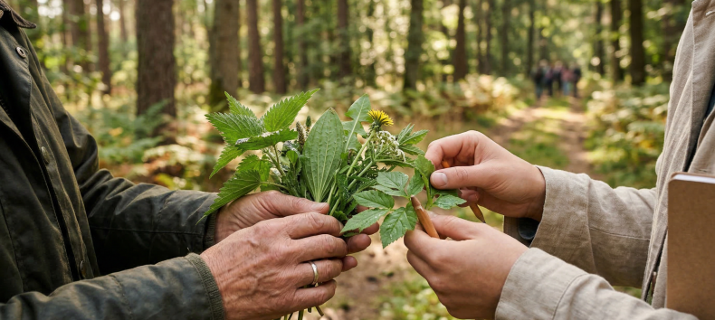 Kräuterwanderung, © Generiert mit Adobe Firefly / Gemini Kräuterwanderung, © Generiert mit Adobe Firefly / Gemini