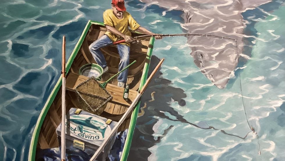 Der Angler, &copy; Heinrich Tenbreul