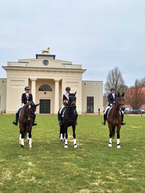 Landeshallen-Championat Dressur auf dem Landgest&uuml;t Redefin, &copy; Strohbehn, Annett