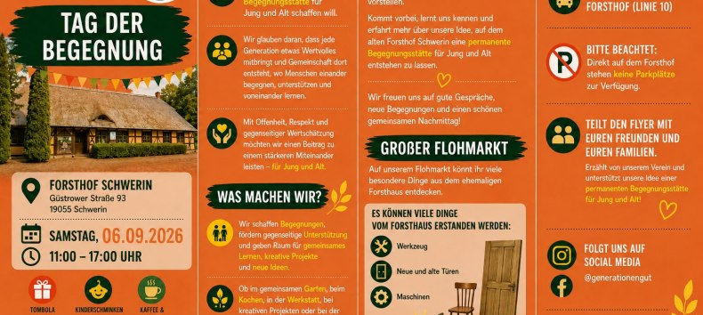 Unser Flyer zum Fest // © GenerationenGut e.V. Unser Flyer zum Fest // © GenerationenGut e.V.