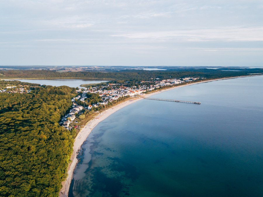 Luftbildaufnahme des Seebads Binz, © TMV/Friedrich