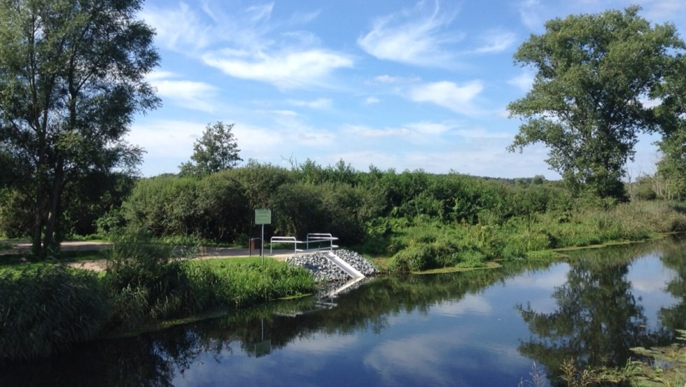 Der erste barrierefreie Angelplatz Mecklenburg-Vorpommerns // &copy; Claudia Th&uuml;rmer (LAV)